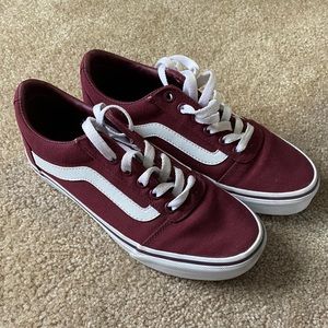 Maroon Vans